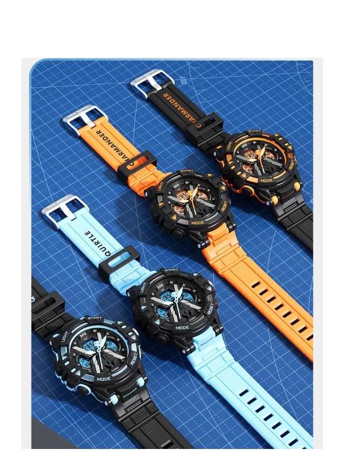 ZGO Co Branded Student Gift Waterproof Night Light Multifunctional Sports Electronic Watch - Image 2