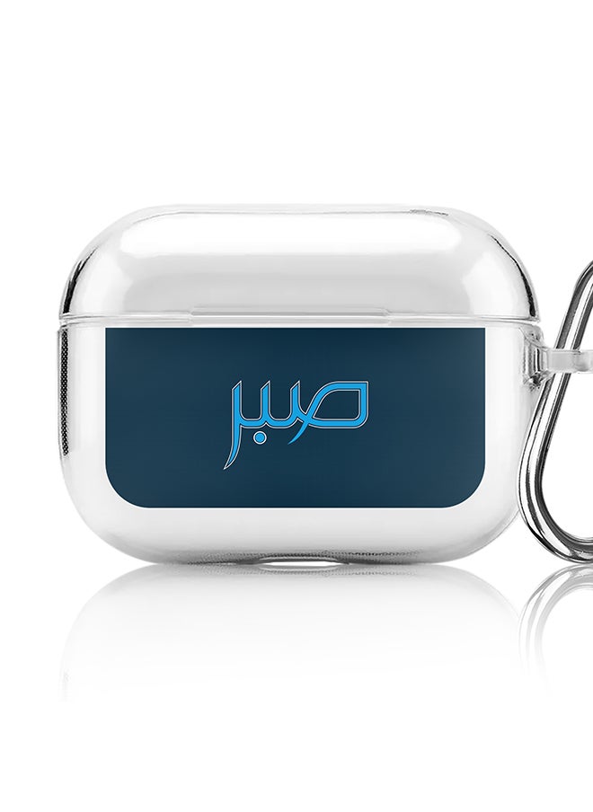 Stylizedd - Classic Clear printed Case for Apple AirPods Pro 2nd Generation Thin Transparent Cover [Designed for Apple AirPods Pro 2nd Generation] - Sabr - Image 1