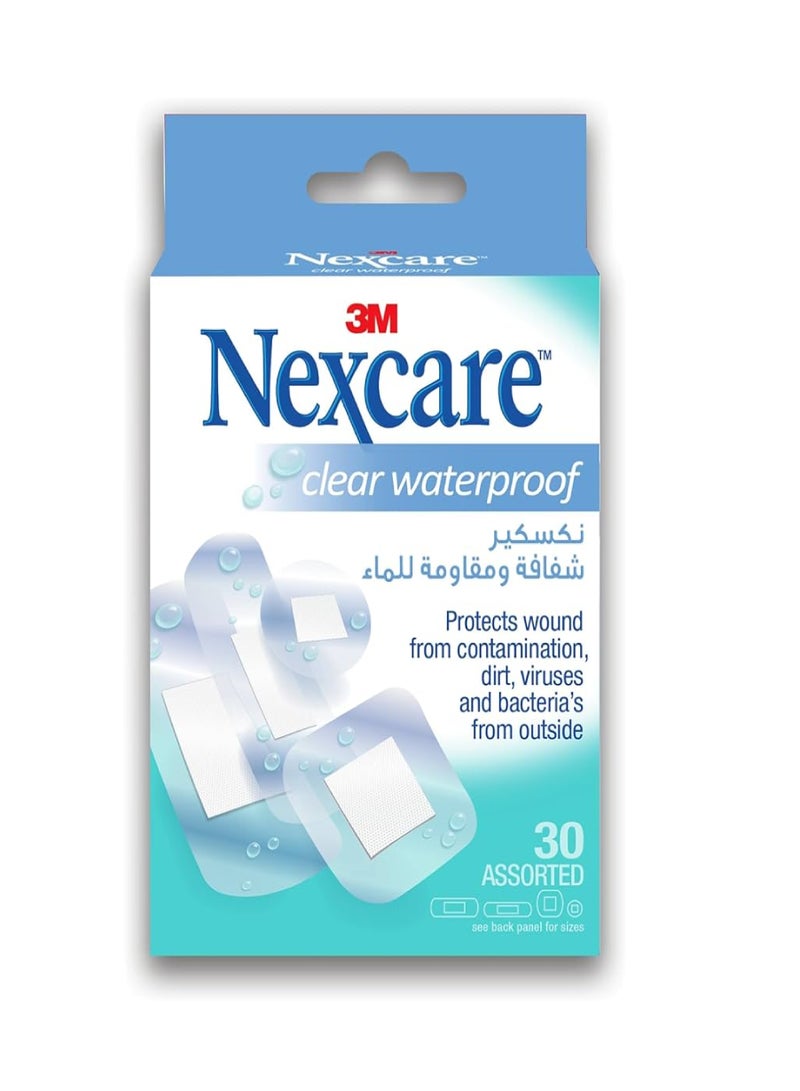 3M NEX CLEAR W/P ASSORTED 30'S