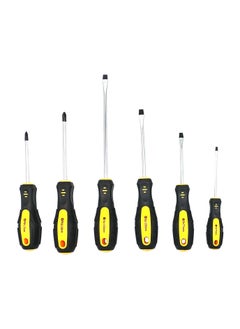 Screwdriver Set - 6-Piece Precision Flathead & Phillips, Durable Steel Tips, Non-Slip Ergonomic Handles for Home & Professional Use