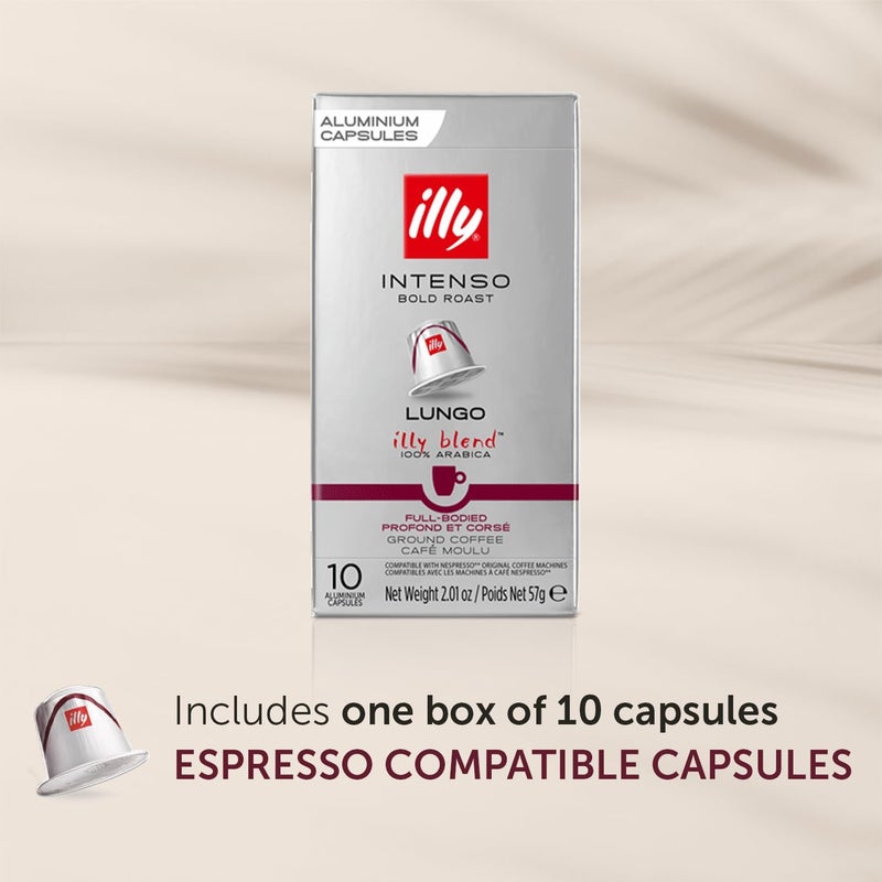 illy Intenso Lungo Dark Roast Coffee Capsules - Image 2