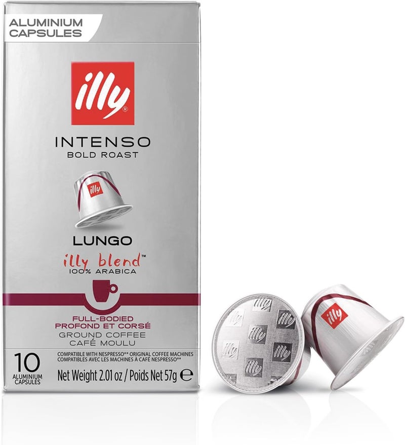 illy Intenso Lungo Dark Roast Coffee Capsules - Image 1