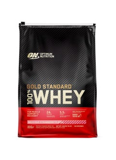 Gold Standard 100% Whey Protein Powder, for Muscle Support & Recovery, Primary Source Whey Protein Isolate - Delicious Strawberry, 4.54 Kgs (10 lbs)