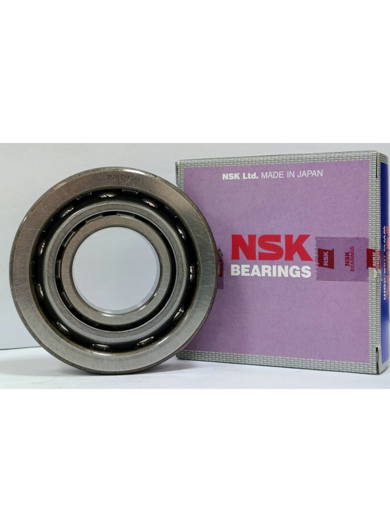 NSK رمان بلي أصلي  اتجاهي NSK 7306 BW - قفص نحاسي - قوة تحمل عالية - مقاس 30x72x19 ملم - أصلي صنع في اليابان - Image 1