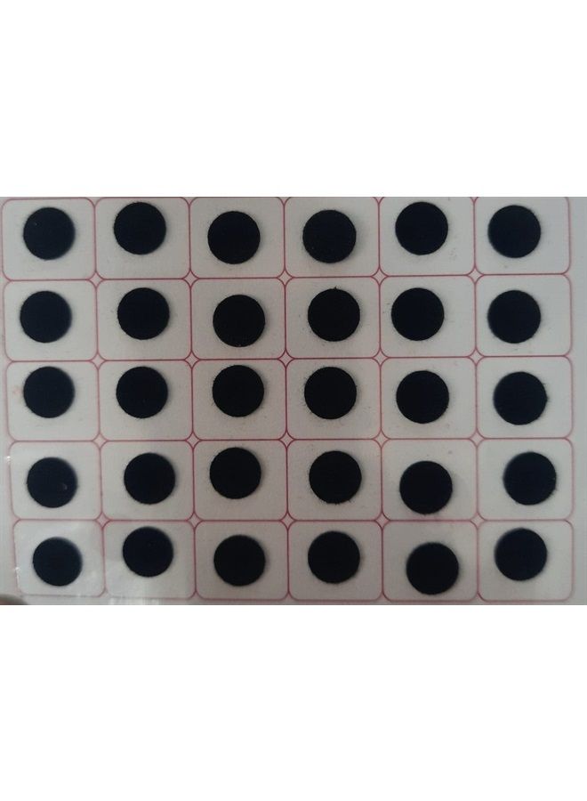 Fine Touch 720 Bindi Count Black Color Multi Size Polka Dots Indian Daily Use or Craft work Bindi (Black) - Image 2