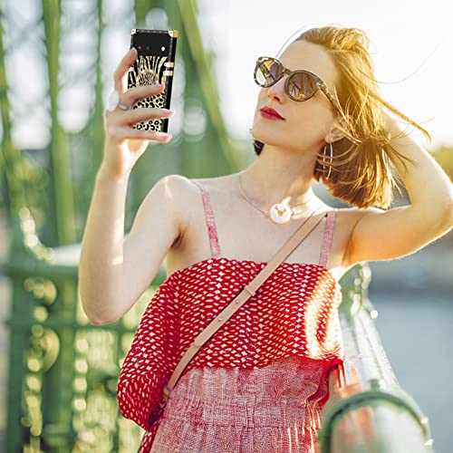 Easyscen for Pixel 6 Case Shockproof Protection Cover with Ring Stand Girls Women Retro Elegant Luxury Leopard Phone Case for Google Pixel 6 - Image 4
