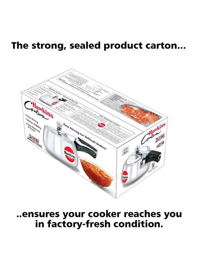 Hawkins Contura Aluminium Inner Lid Pressure Cooker, 3 Litre, Silver (Hc30), 3 Liter - Image 4