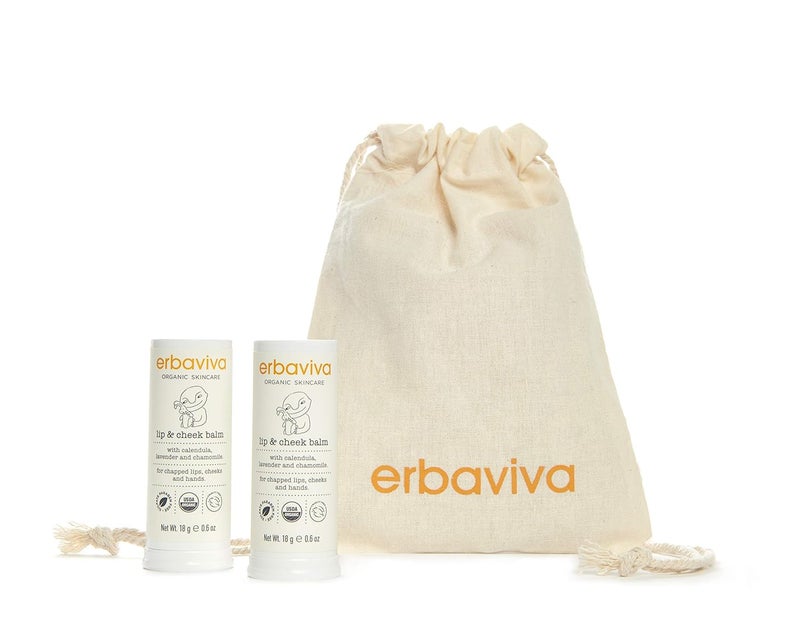 erbaviva Lip and Cheek Balm 2 Count