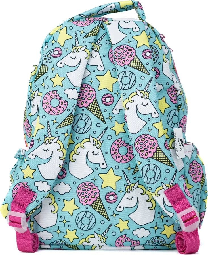اوبلاند Girls Primary and Secondary School Backpack and Set with Water Bottle, Pencil Case and Lunch Box as Gift