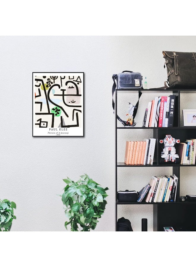 Home Trove Berkin Arts Wall Unframed Prints Giclee Paper Set of 4, 11x14 inch Abstract Geometric work, School Decoration Multicolor Illustrations Medium Size Paul Klee Paintings - Image 5