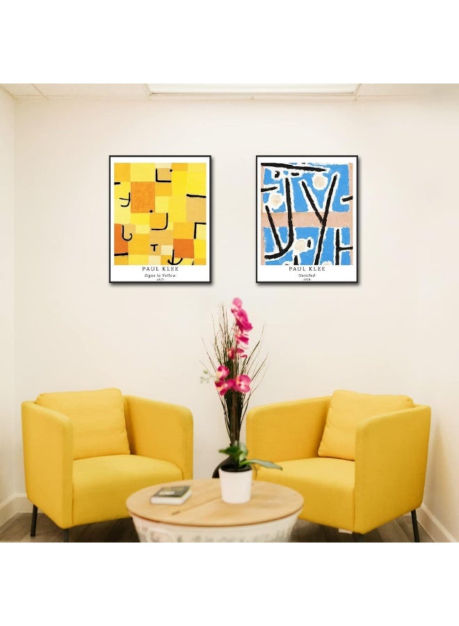 Home Trove Berkin Arts Wall Unframed Prints Giclee Paper Set of 4, 11x14 inch Abstract Geometric work, School Decoration Multicolor Illustrations Medium Size Paul Klee Paintings - Image 4