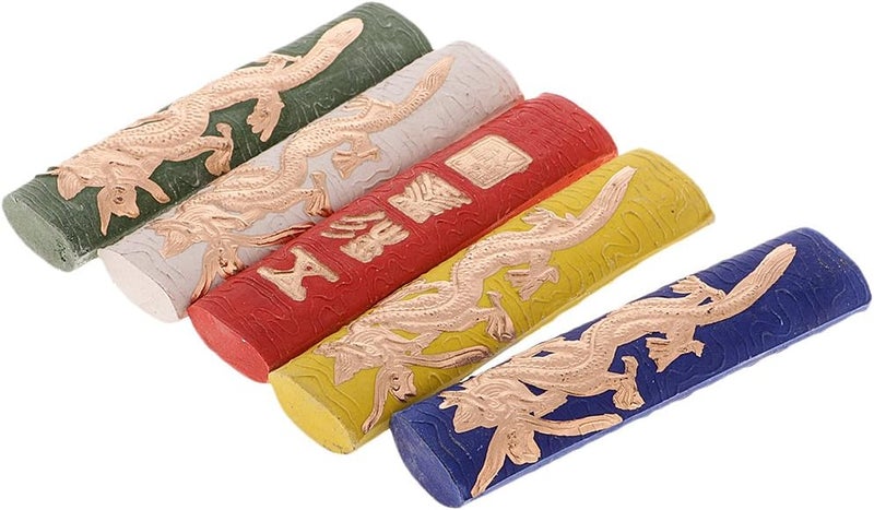 klarako 5Pcs Pure Pine Soot Ink Stick Color for Chinese Calligraphy Drawing Training - Image 4