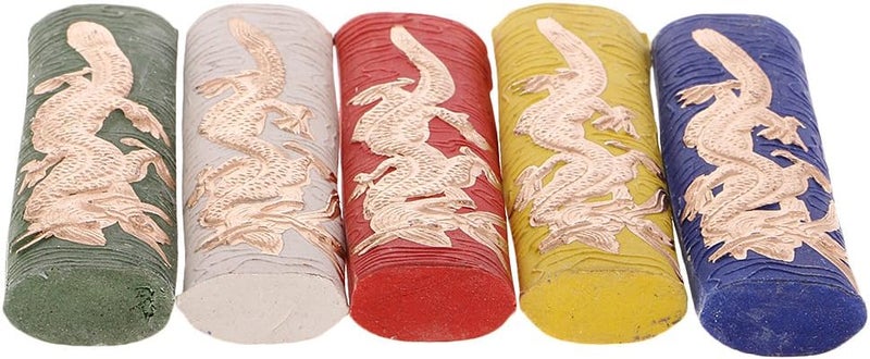 klarako 5Pcs Pure Pine Soot Ink Stick Color for Chinese Calligraphy Drawing Training - Image 3