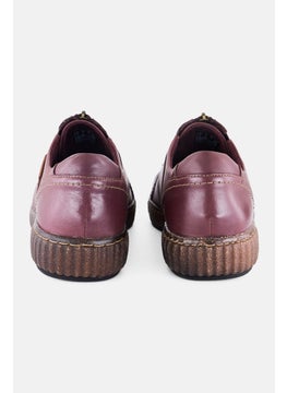 clarks Women Standard Magnolia Zip Slip On Casual Shoes, Burgundy  - Image 3