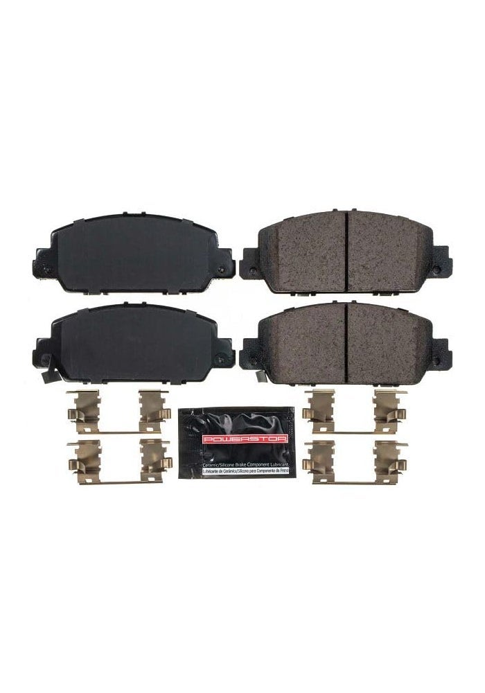 PowerStop Front Brake Pads for Honda Accord 201325 Honda HRV 201622 Z23 CarbonFiber Ceramic Brake Pads with Installation Hardware Z231654 - Image 3