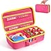 OUKNAK Hard Travel Case Compatible with Little Tikes for Story Dream Machine Books Starter Set Protective Hard Case Container for Storytime Audio Play Real for Littles Character Collection Upgraded Pink - Image 2