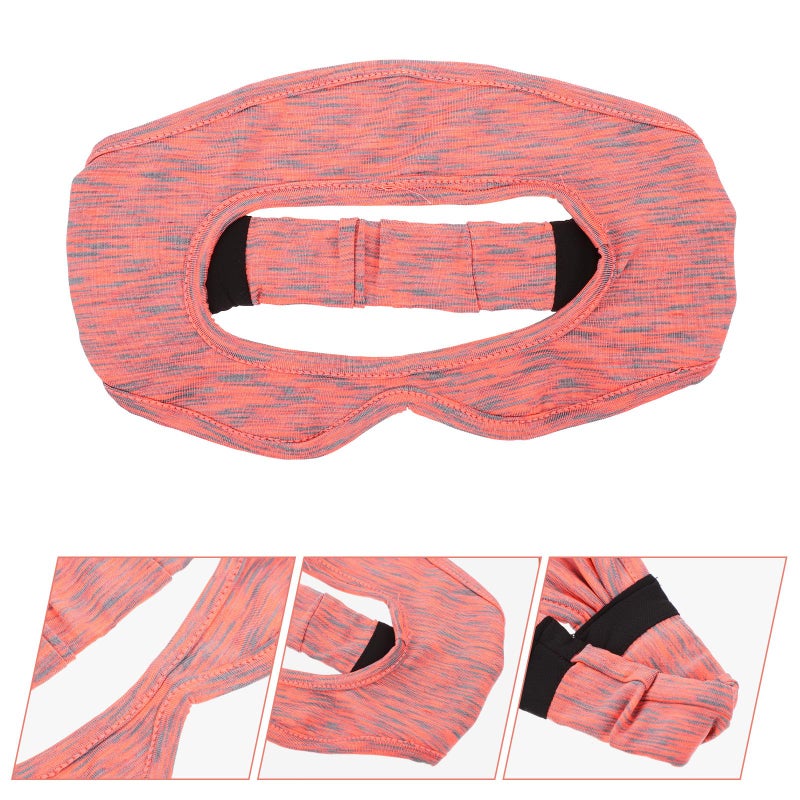 Quick Drying Washable VR Headset Cover Anti Slip Sweat Absorbing Eye Mask Black - Image 5