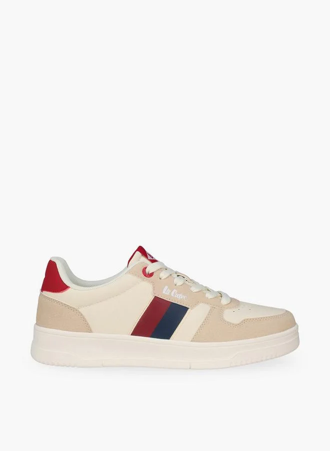 Lee Cooper BURGUNDY Women Lace-Up Ankle Sneakers for Women | Best Price UAE