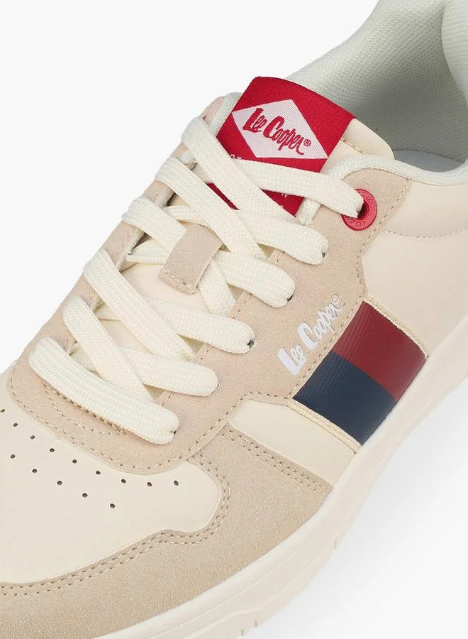 Lee Cooper BURGUNDY Women Lace-Up Ankle Sneakers for Women | Best Price UAE
