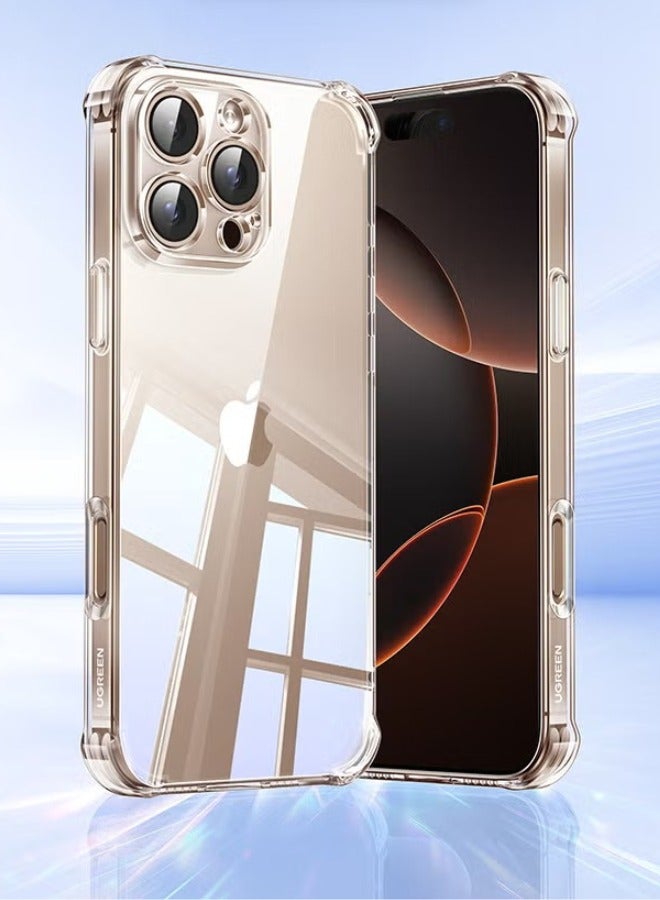 iPhone 16 Pro Max Case Soft Skin-friendly TPU Material For Delay Yellowing, Drop-resistant Scratch Resistant Protective Cover Easy to Installment and Uninstall Water-Proof Super Slim Fitted iPhone Case Cover Clear