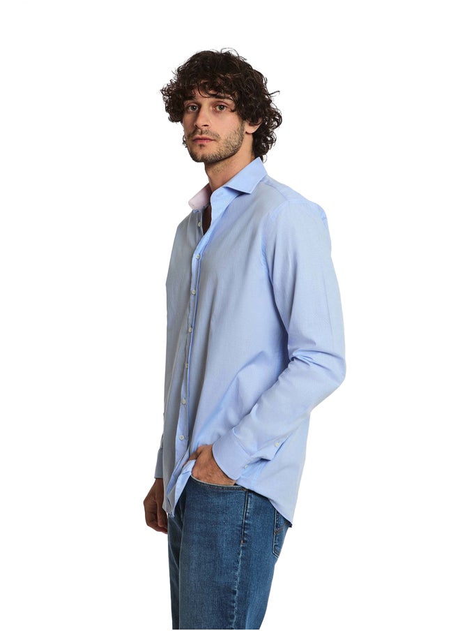 DALYDRESS - Fancy Regular Fit Long Sleeve Cotton Shirt - Image 1