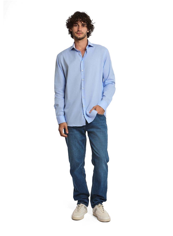 DALYDRESS - Fancy Regular Fit Long Sleeve Cotton Shirt - Image 1