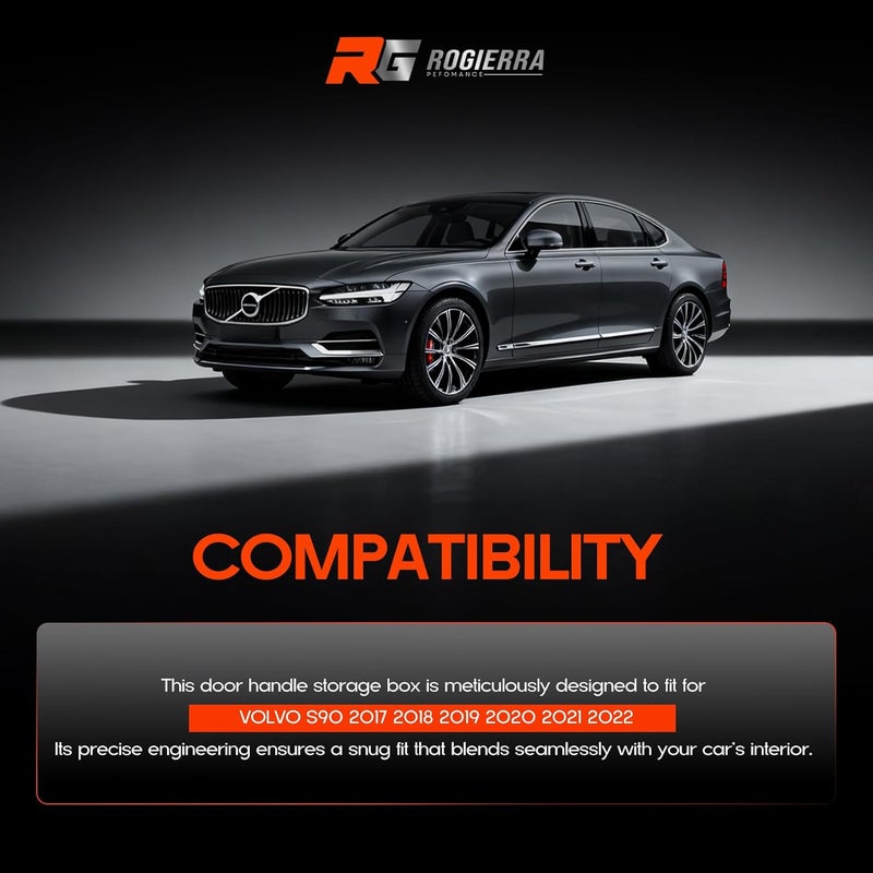 Rogierra Volvo S90 Front Door Storage Organizer (2 Pack) - Image 2