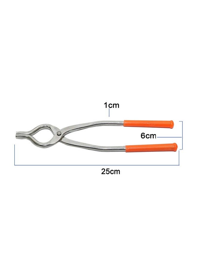 TULMAN Stainless Steel Sansi Kitchen Pincers Utensil Holder with Easy Gripping Handle (Silver, 25x6x1 cm) - Image 3
