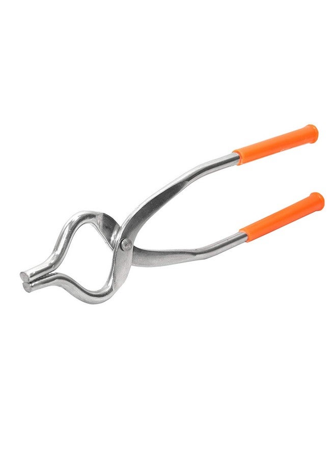 TULMAN Stainless Steel Sansi Kitchen Pincers Utensil Holder with Easy Gripping Handle (Silver, 25x6x1 cm) - Image 1
