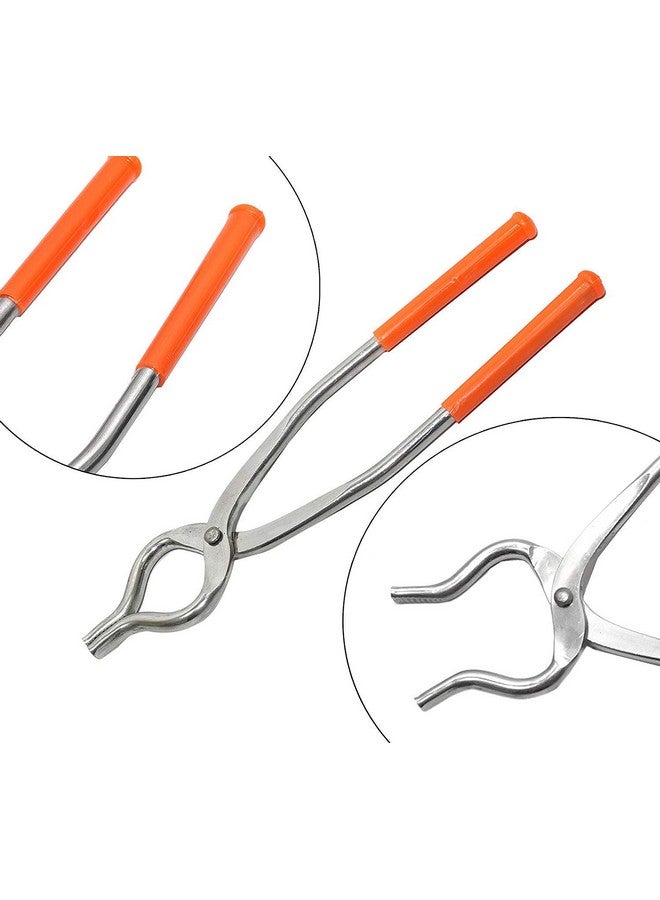 TULMAN Stainless Steel Sansi Kitchen Pincers Utensil Holder with Easy Gripping Handle (Silver, 25x6x1 cm) - Image 2