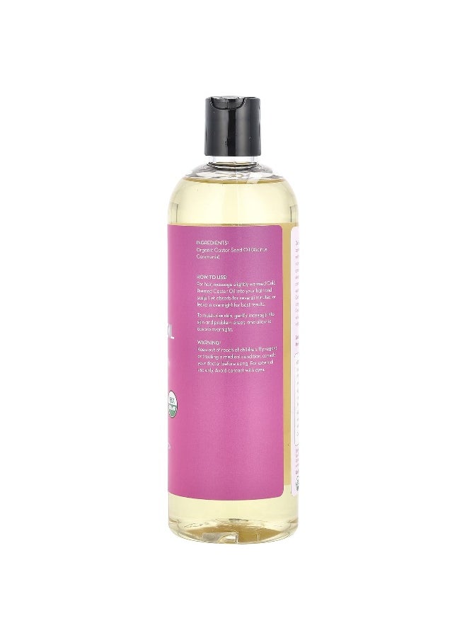 PURE BODY NATURALS Pure Body Naturals, Organic Castor Oil, 16 fl oz (473 ml)  - Image 2