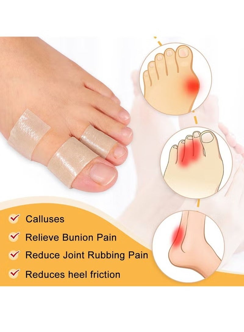 Heel Sticker Silicone Gel Tape Protector, Blister Prevention Bandaids for Feet, Hand Foot Bandage for Calluses Tender Spots Shoe Friction - Image 4