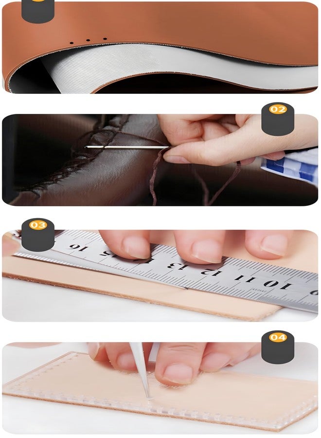 MAGIKON 20-Pack Wooden Handle Leather Stitching Sewing Awl Repair Tool (Round) #1 - Image 5