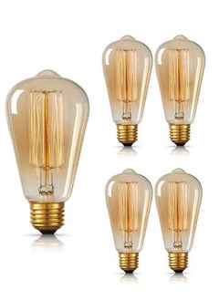 MODI LED Bulb Edison Vintage 6W Warm White 140x64 millimeter 5pcs set  - Image 1