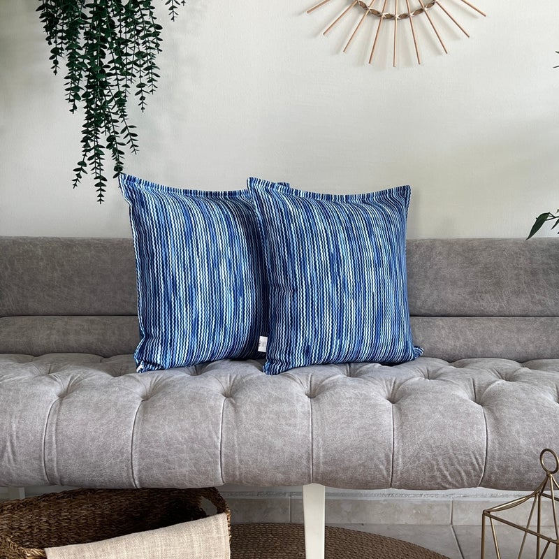 Pattern Izmir Pattern Mir Decorative Cushion Cover Texture Pattern 2-Piece  - Image 2