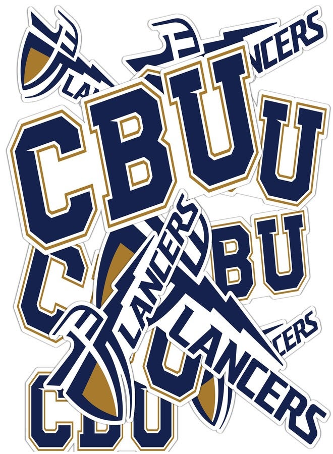 Desert Cactus California Baptist University Sticker California Baptist Lancers Vinyl Decal Laptop Water Bottle Car Scrapbook Sheet (Type 1-1) - Image 2