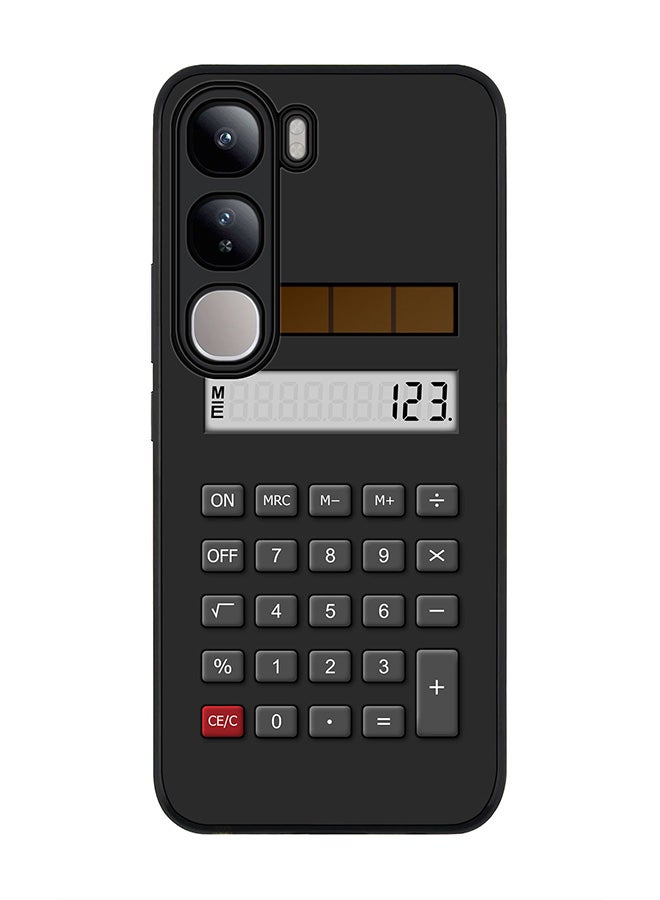 Stylizedd For vivo V40 Lite Case,Slim fit Camera Protection, Shockproof Thin Phone cover - Calc (Black) - Image 1