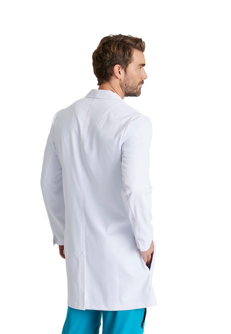 BARCO Verse Lab Coat for Men - Professional, 3-Pocket, 3-Button Closure Long Sleeve 38" Men's Lab Coat Small - Image 2