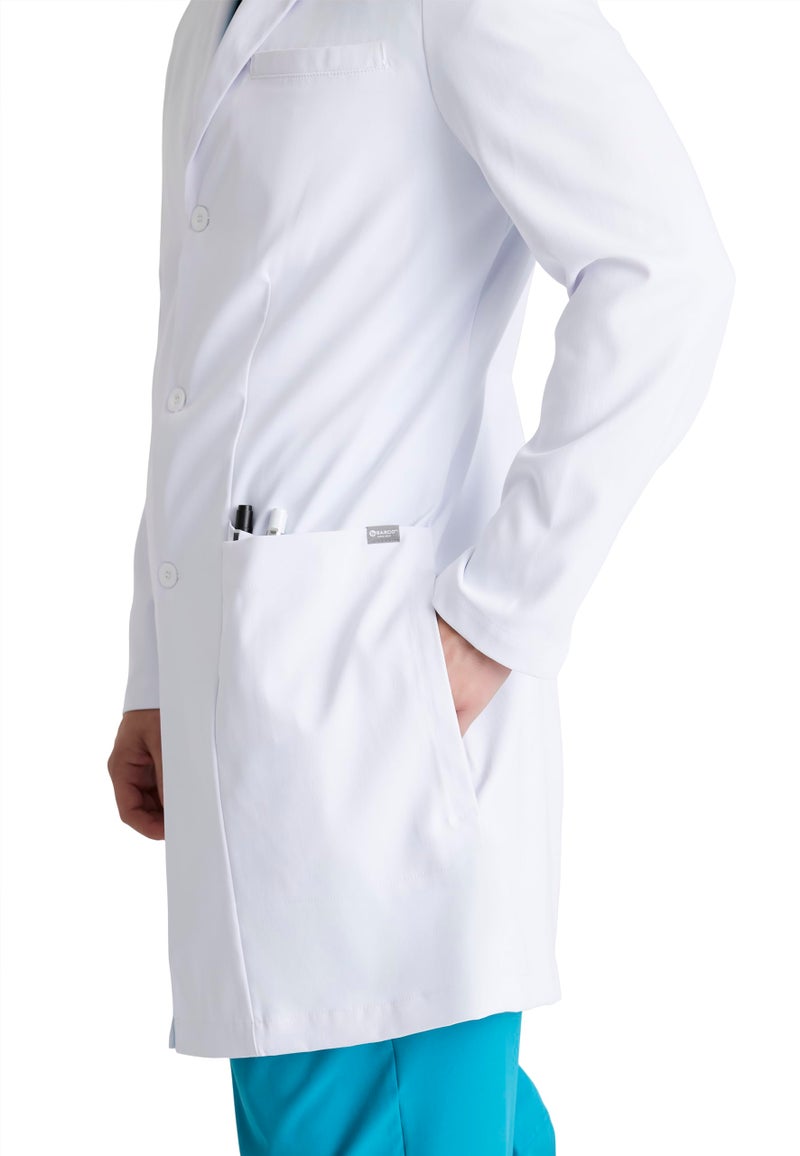 BARCO Verse Lab Coat for Men - Professional, 3-Pocket, 3-Button Closure Long Sleeve 38" Men's Lab Coat Small - Image 5