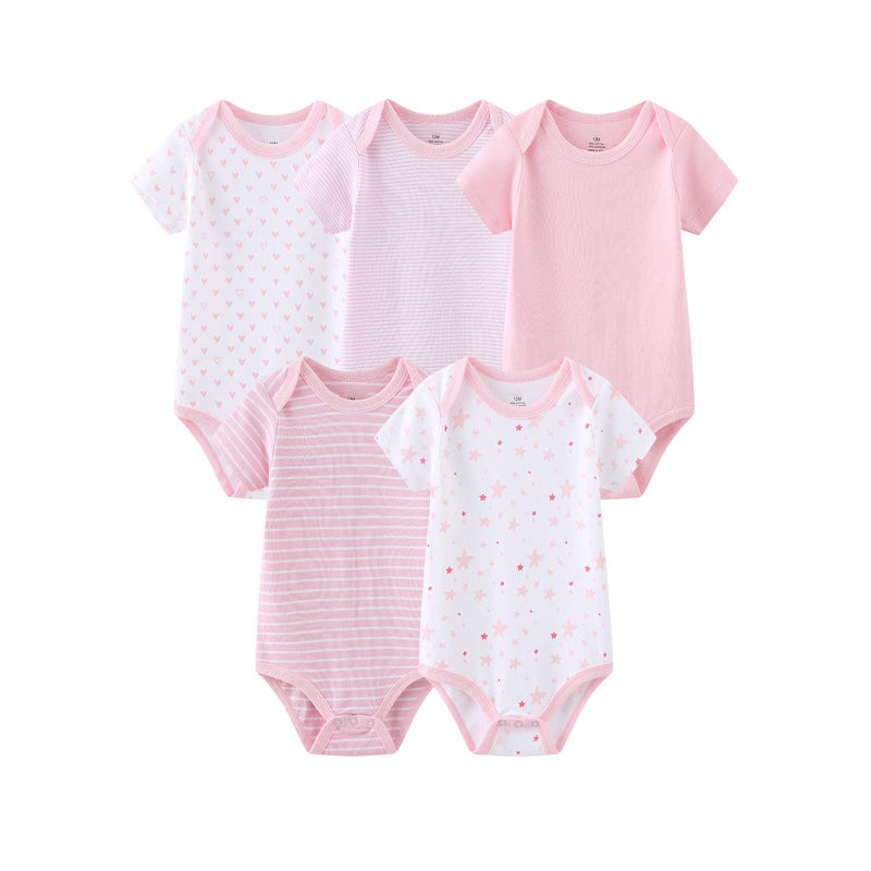MAMIMAKA Newborn Layette Gift Set Bodysuits Pants for Baby Girl and Boy 24 Piece 100% Cotton Essentials and Accessories - Image 2