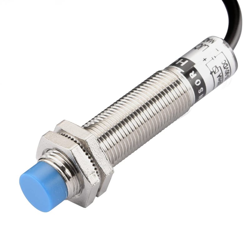 Heschen M12 Capacitive Proximity Sensor Switch Non-Shield Type LJC12A3-5-Z/AY Detector 1-5mm 10-30VDC 200mA PNP Normally Closed(NC) 3 Wires - Image 3