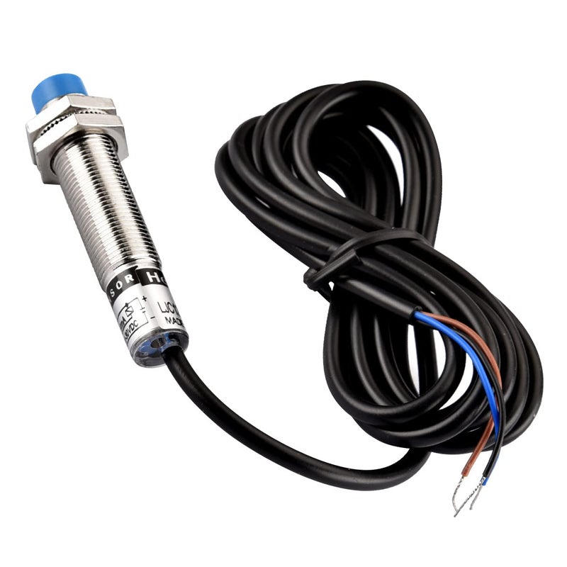 Heschen M12 Capacitive Proximity Sensor Switch Non-Shield Type LJC12A3-5-Z/AY Detector 1-5mm 10-30VDC 200mA PNP Normally Closed(NC) 3 Wires - Image 2