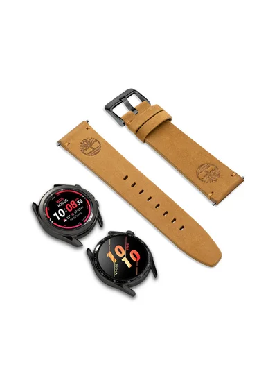 Timberland Universal Replacement Leather Strap For Men And Women Compatible With Apple Watch Series 3-9, SE (38-40-41), Samsung, Huawei Or Quartz Watch With Lug Width Of 20mm