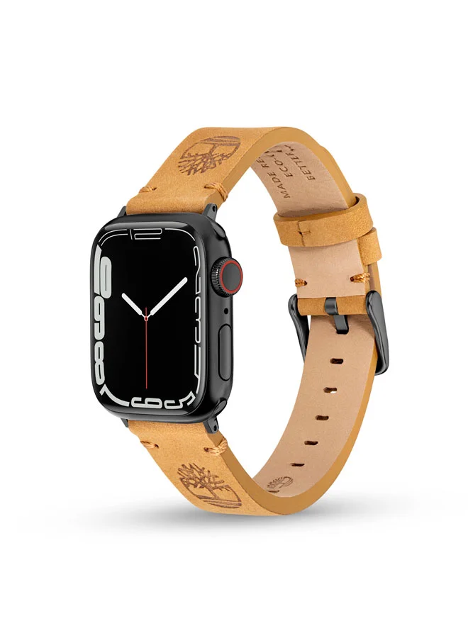 Timberland Universal Replacement Leather Strap For Men And Women Compatible With Apple Watch Series 3-9, SE (38-40-41), Samsung, Huawei Or Quartz Watch With Lug Width Of 20mm