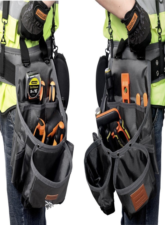 VIDAR TOOLS Tool Belt Organizer With Suspenders and Magnetic Tool Pouch.Heavy Duty Construction/Carpenter. - Image 4