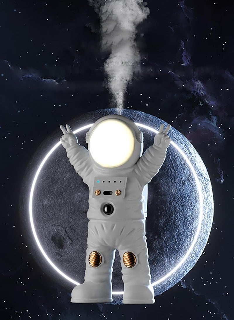 Captaintech Essential Oil Diffuser, Night Light with Timed Aroma Diffuser, Oils Aromatherapy Diffuser with Astronaut Night Light, Room Decor Aroma Diffuser, Warm White LED Lights for Bedroom, Bathroom, Hallway - Image 1