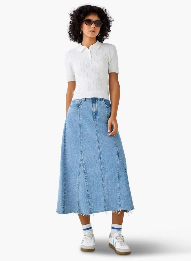 لي كوبر تي شيرت بولو لي كوبر بقصة عادية وتصميم محبوك بكابل