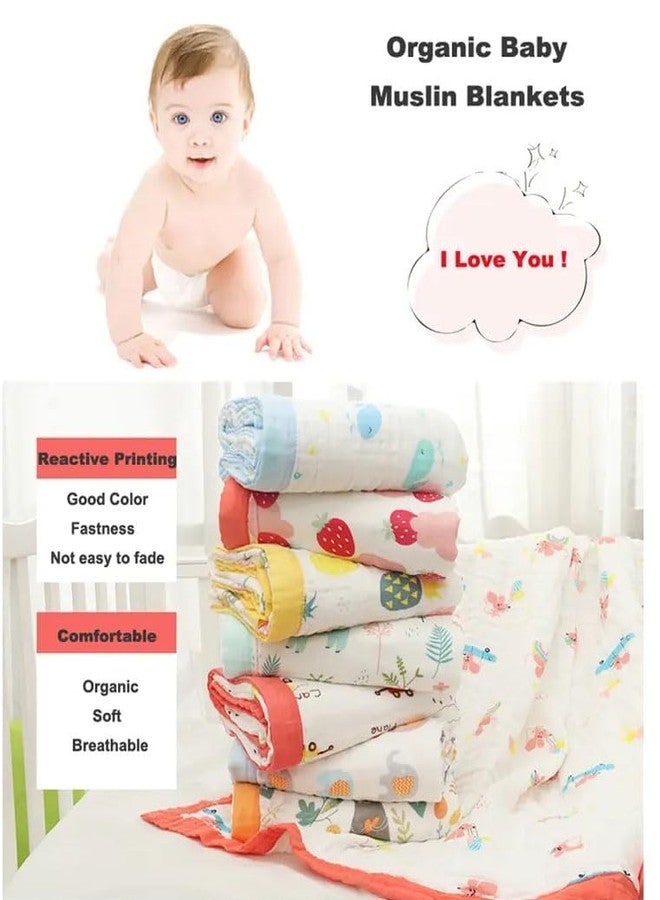 TERI BERI Muslin Cotton Bath Towels for Newborn Baby Extra Soft and Reusable Organic Cotton wash Towels for Infants Toddlers - 100 X 100 cm (Pack of 1,Multicolor) - Image 3