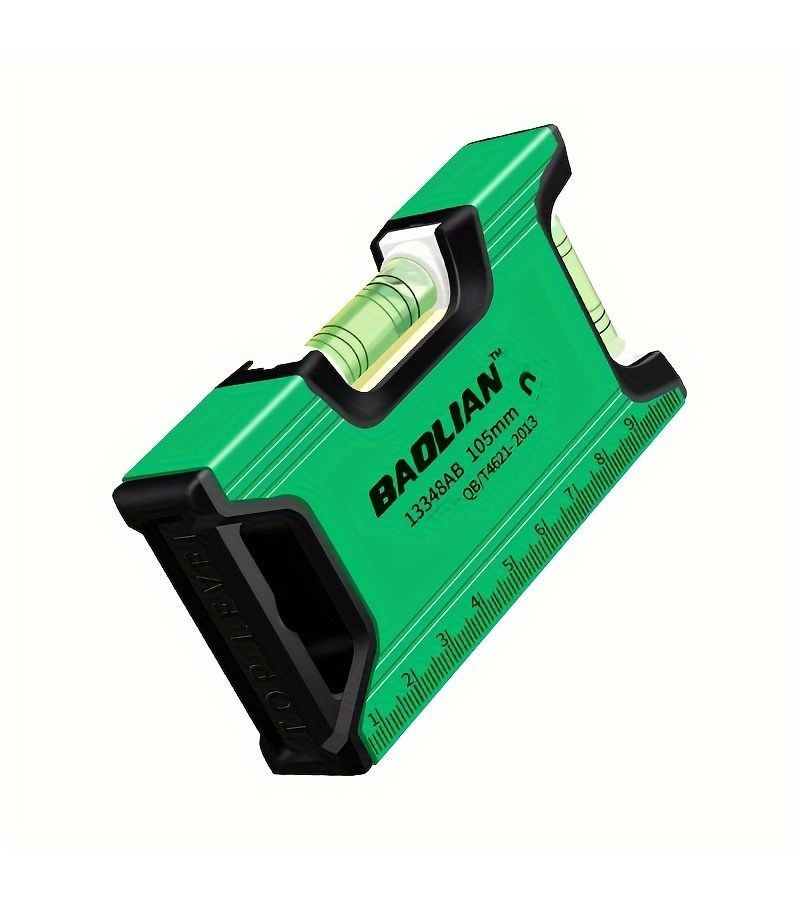 6 Inch Mini Magnetic Spirit Level High Precision Ruler Aluminum Fan Shaped Multifunctional Carpenter Tool - Image 3