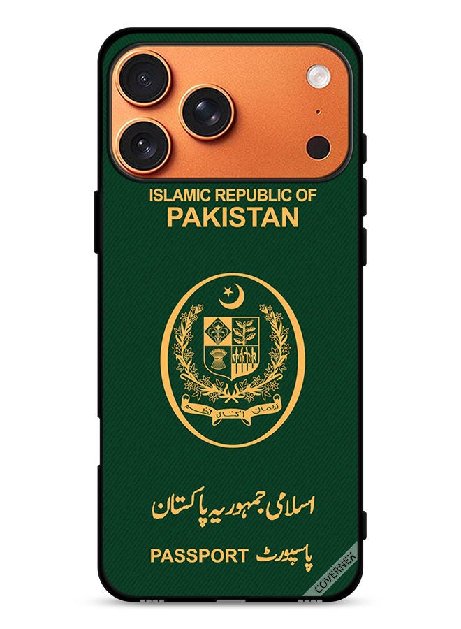 Covernex Apple iPhone 17 Pro Max Protective Case Cover Pakistan Passport Pattern - Image 1